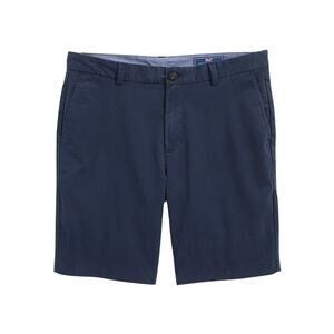 Vineyard Vines Men’s 9 Inch Stretch Breaker Shorts Sz 34 Navy Blue Chino 1H0462